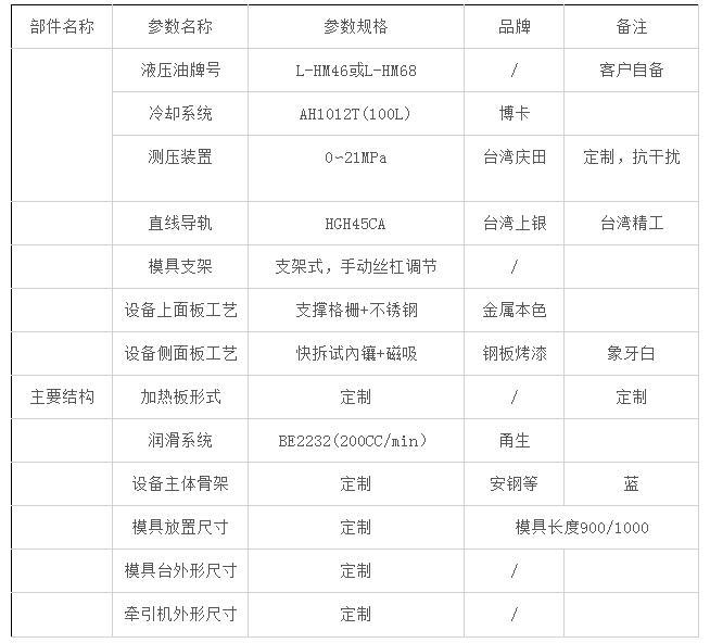 伺服液压牵引机参数